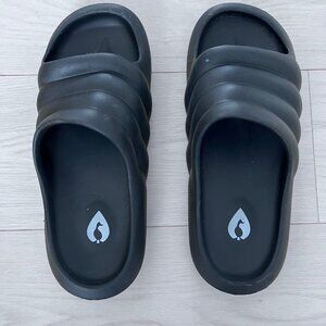 Sporto Original Men's Narrow Slides Sandals Black ( 9 )